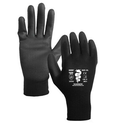 BLACK NITRILE PALM GLOVES SIZE XL/10 