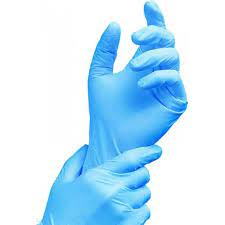 BLUE NITRILE GLOVES P/FREE (BOX OF 100) 