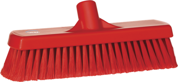 VIKAN BROOM 300MM SOFT/SPLIT - RED