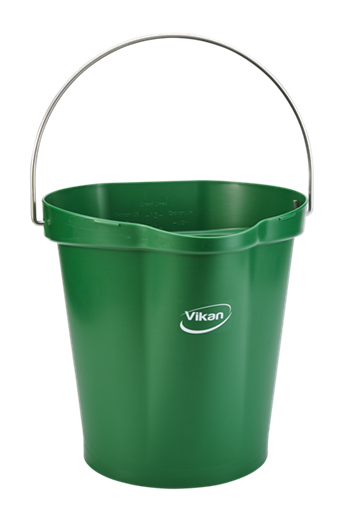 VIKAN 12 LITRE BUCKET - GREEN
