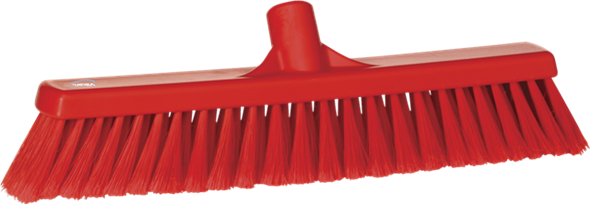 VIKAN BROOM 410MM SOFT/SPLIT - RED 